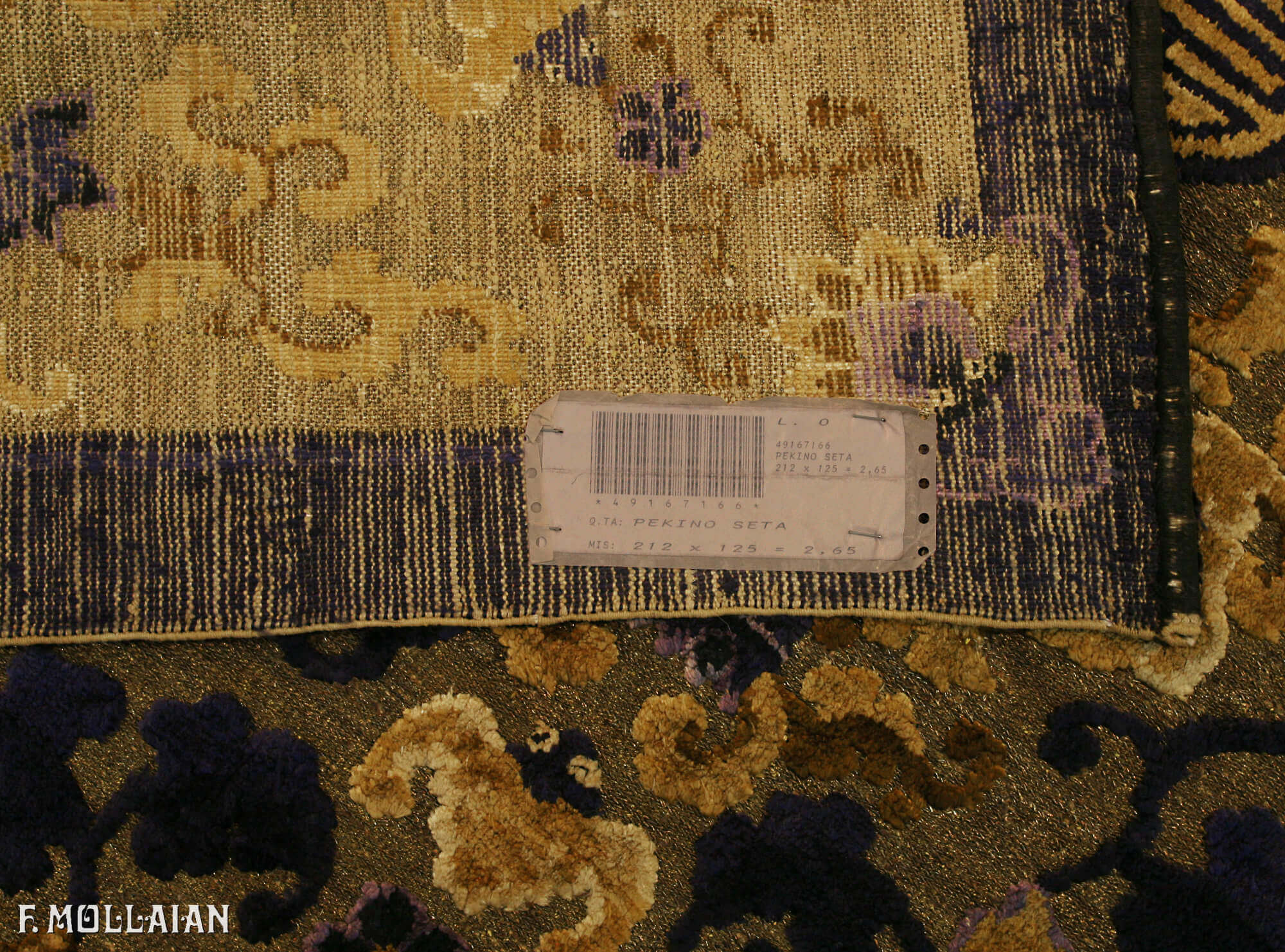 Antique Imperial Palace Chinese Peking Silk Rug n°:49167166